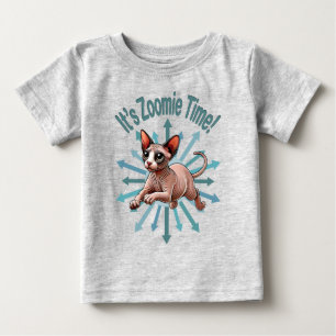 Camiseta De Bebé Es Zoomie Time Sphynx Cat