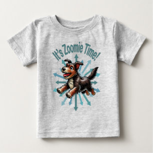 Camiseta De Bebé Es Zoomie Time Terrier Mutt