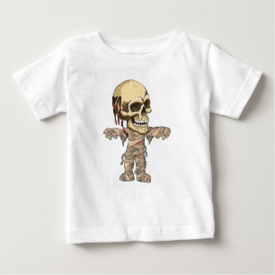 Camiseta De Bebé Esbozo de maternidad, esqueleto bailarín
