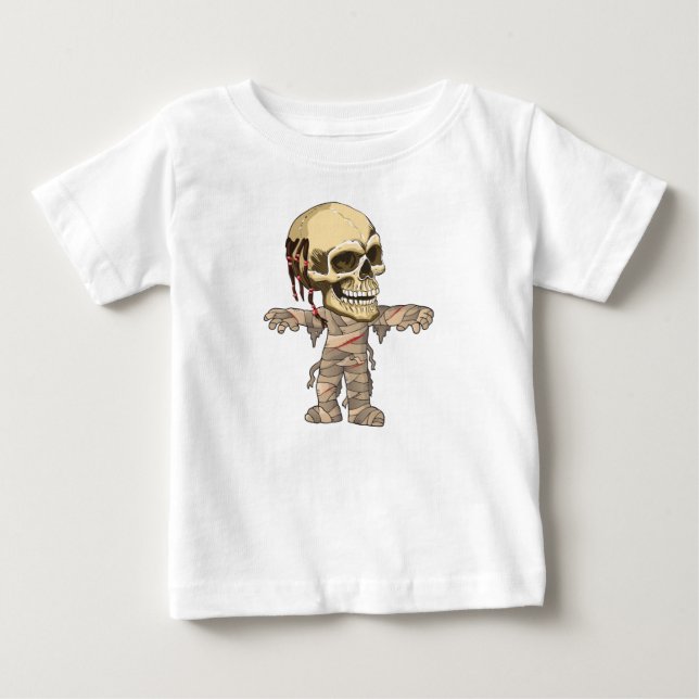 Camiseta De Bebé Esbozo de maternidad, esqueleto bailarín (Anverso)