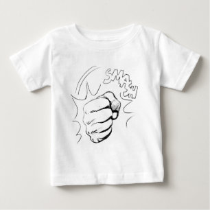 Camiseta De Bebé Esbozo de resumen de arte pop retro
