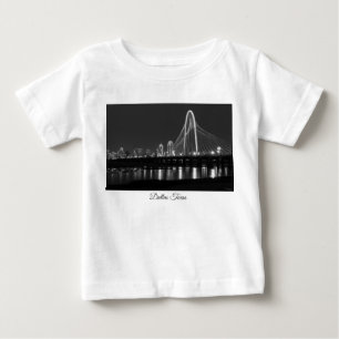 Camiseta De Bebé Escala de grises del puente de Dallas