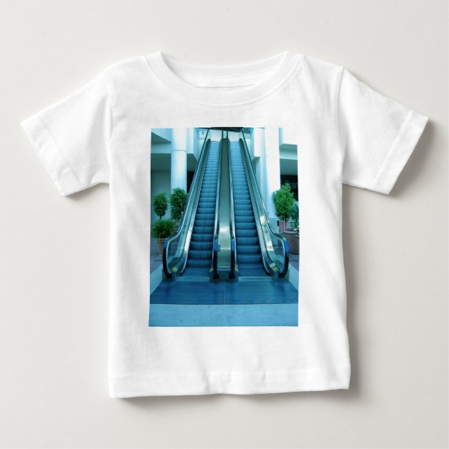 Camiseta De Bebé escalera móvil (Anverso)