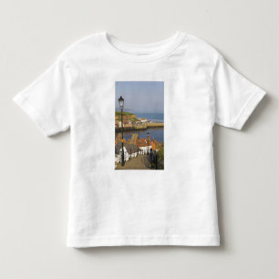 Camiseta De Bebé Escaleras que conducen al puerto, Whitby, Norte