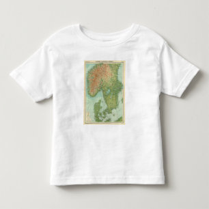 Camiseta De Bebé Escandinavia y Dinamarca meridionales
