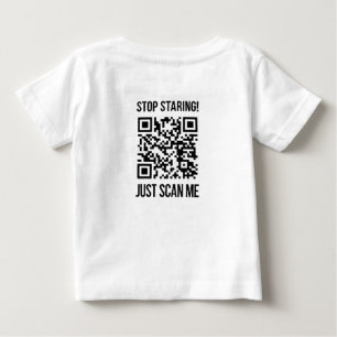 Camiseta De Bebé Escanear el código QR para un impulso motivador