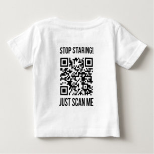 Camiseta De Bebé Escanear mi código QR: crear tu futuro
