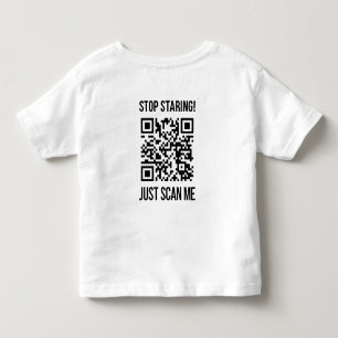 Camiseta De Bebé Escanear mi código QR: Elegir la amabilidad todos 