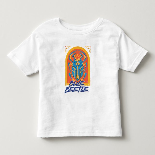 Camiseta De Bebé Escarabajo Azul Scarab Talavera Gráfico (Anverso)