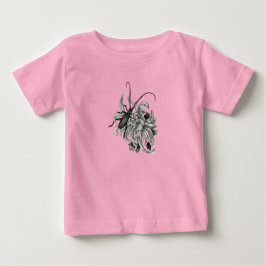 Camiseta De Bebé Escarabajo y crisantemo