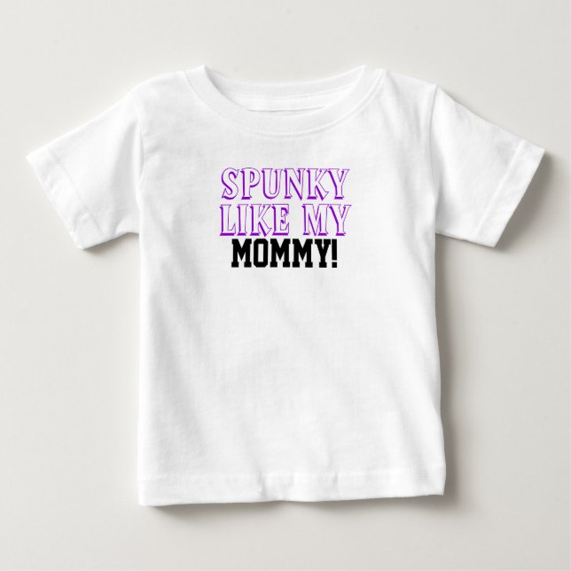 Camiseta De Bebé Escaramuza como mi mami Shirt (Anverso)