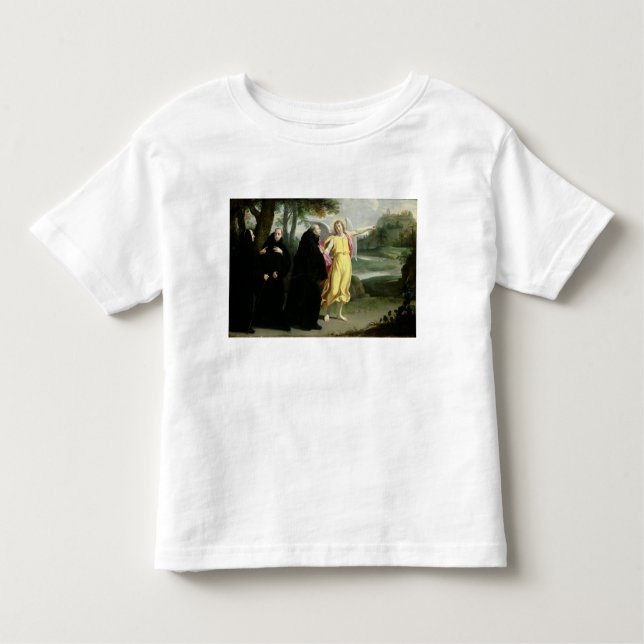 Camiseta De Bebé Escena a partir de la vida de St. Benedicto (Anverso)