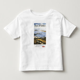 Camiseta De Bebé Escena aérea del poster del ferrocarril de la