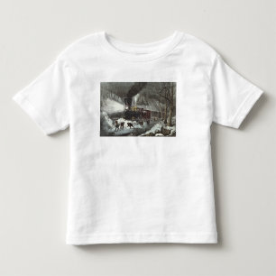 Camiseta De Bebé Escena americana del ferrocarril, 1871