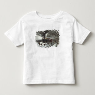 Camiseta De Bebé Escena americana del ferrocarril, 1871