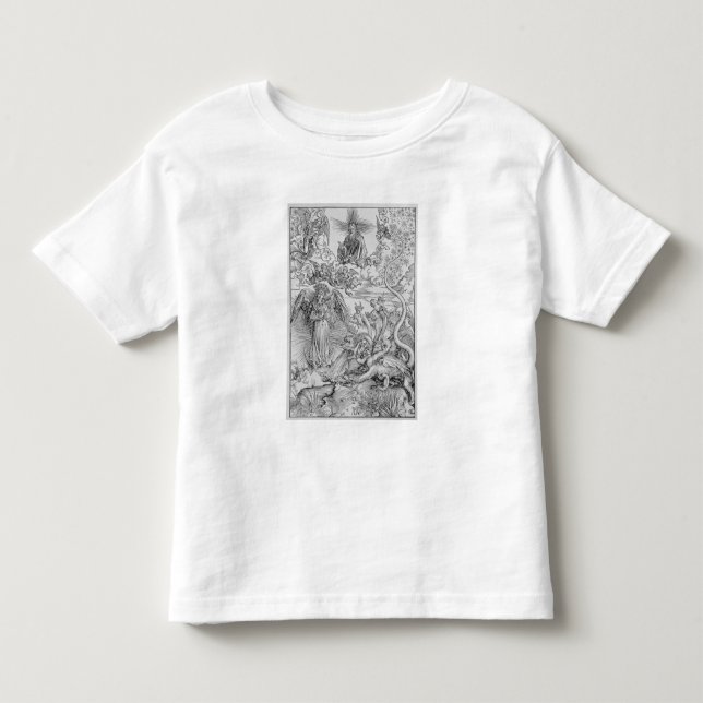 Camiseta De Bebé Escena apocalíptica (Anverso)