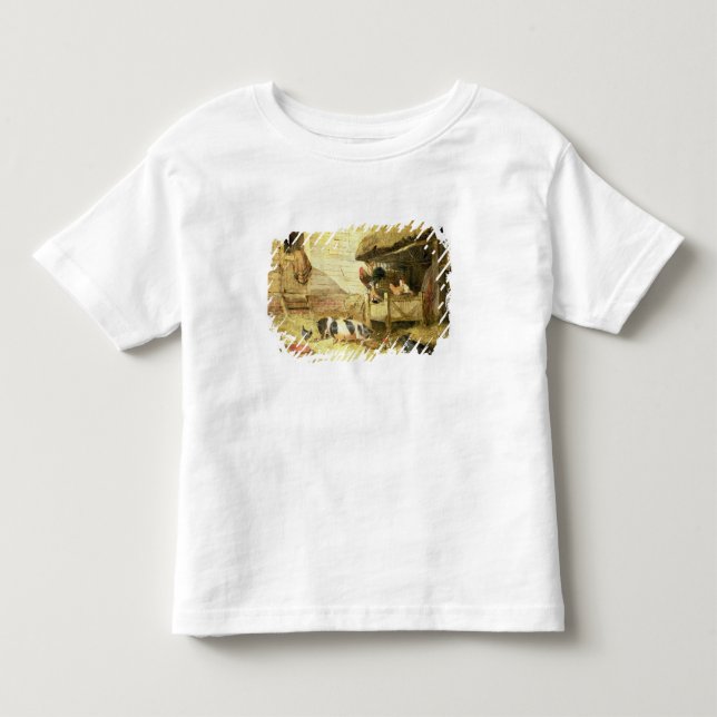 Camiseta De Bebé Escena de corral (Anverso)