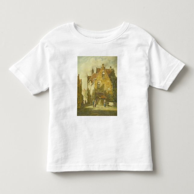 Camiseta De Bebé Escena de la calle (Anverso)