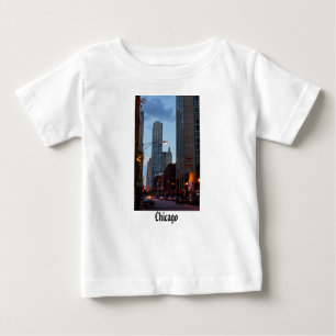 Camiseta De Bebé Escena de la calle Chicago