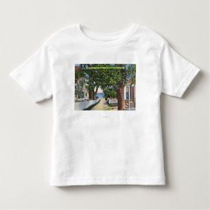 Camiseta De Bebé Escena de la calle de residencias