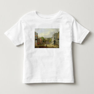 Camiseta De Bebé Escena de la calle en Chorley, Lancashire, con una