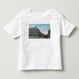 Camiseta De Bebé Escena de la calle principal con los carros del
