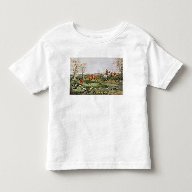 Camiseta De Bebé Escena de la caza (Anverso)
