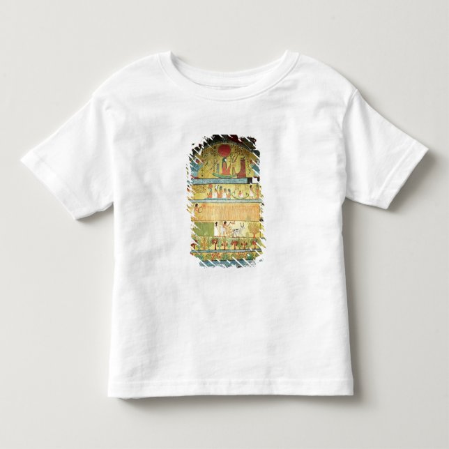 Camiseta De Bebé Escena de la cosecha en la pared del este (Anverso)