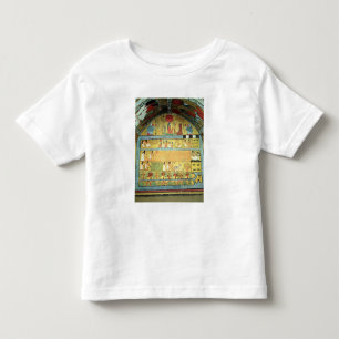 Camiseta De Bebé Escena de la cosecha en la pared del este