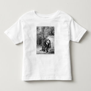 Camiseta De Bebé Escena "de la escarcha del marino antiguo",