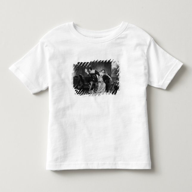 Camiseta De Bebé Escena de la letra del primo (Anverso)