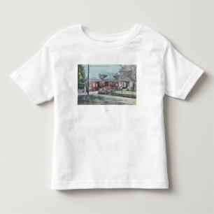 Camiseta De Bebé Escena de la residencia en la calle de Coloma
