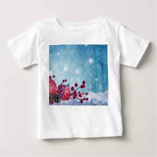 Camiseta De Bebé Escena De Winter Wonderland