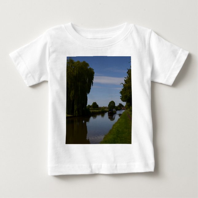 Camiseta De Bebé Escena del canal inglés (Anverso)