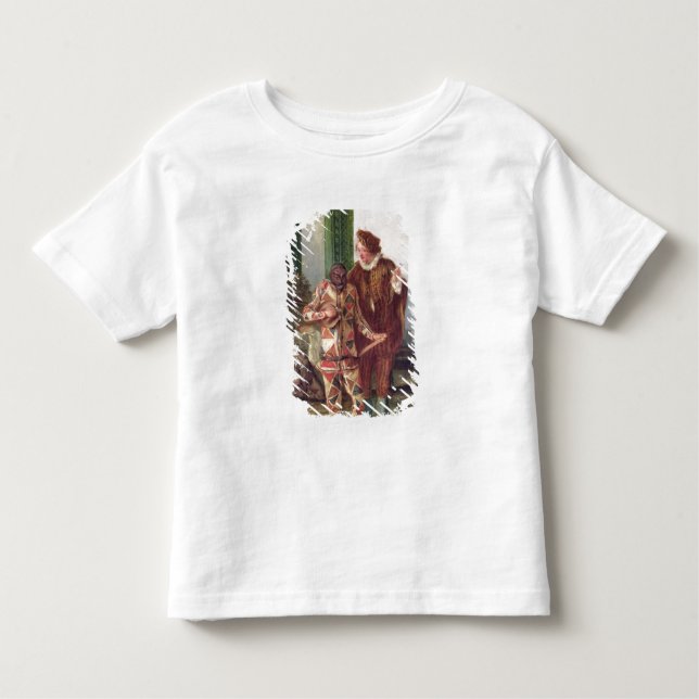 Camiseta De Bebé Escena del dell'Arte de Commedia (Anverso)