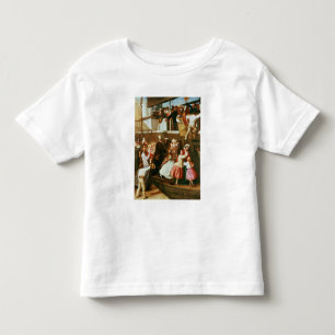 Camiseta De Bebé Escena del embarque