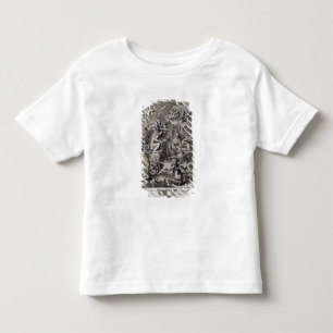 Camiseta De Bebé Escena del infierno, ilustracion de la pieza 3 Cha
