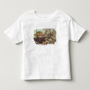 Camiseta De Bebé Escena del invierno, siglo XVI