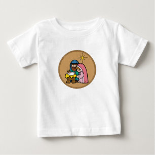 Camiseta De Bebé escena del pesebre