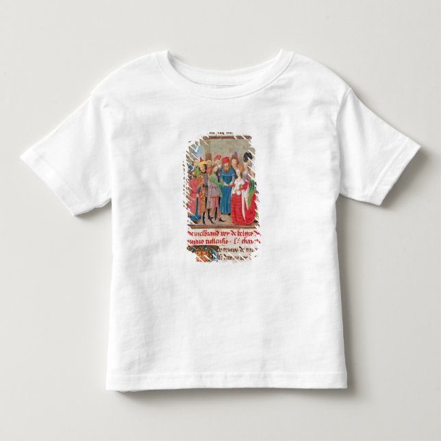 Camiseta De Bebé Escena matrimonial (Anverso)