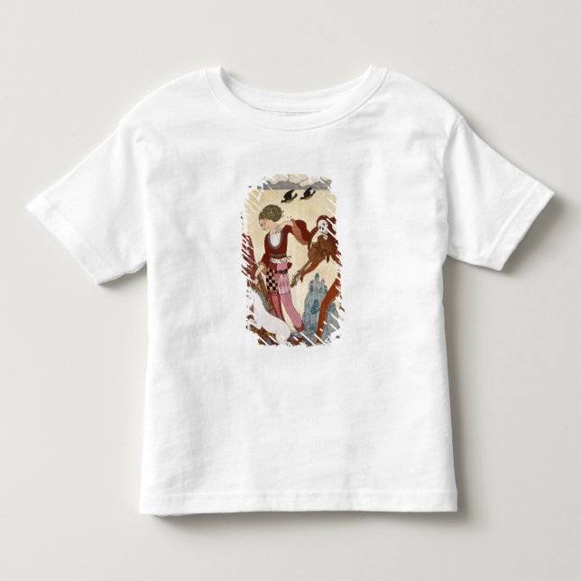 Camiseta De Bebé Escena medieval de Jorte Barbier (Anverso)