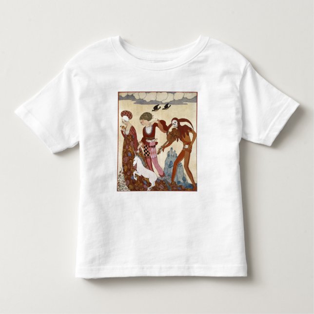Camiseta De Bebé Escena medieval de Jorte Barbier (Anverso)
