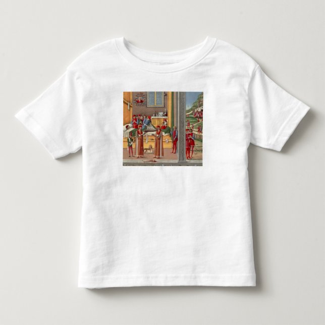 Camiseta De Bebé Escena medieval de la amputación (Anverso)