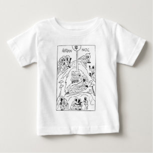 Camiseta De Bebé Escena minimalista de la Natividad ortodoxa