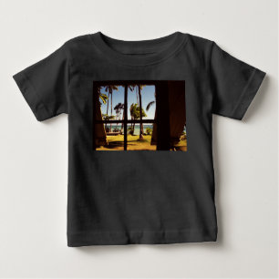 Camiseta De Bebé Escena tropical de la playa de Fiji iccnm
