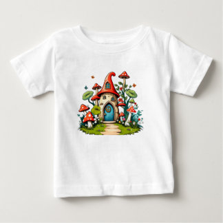 Camiseta De Bebé Escenario de Jardín caprichoso