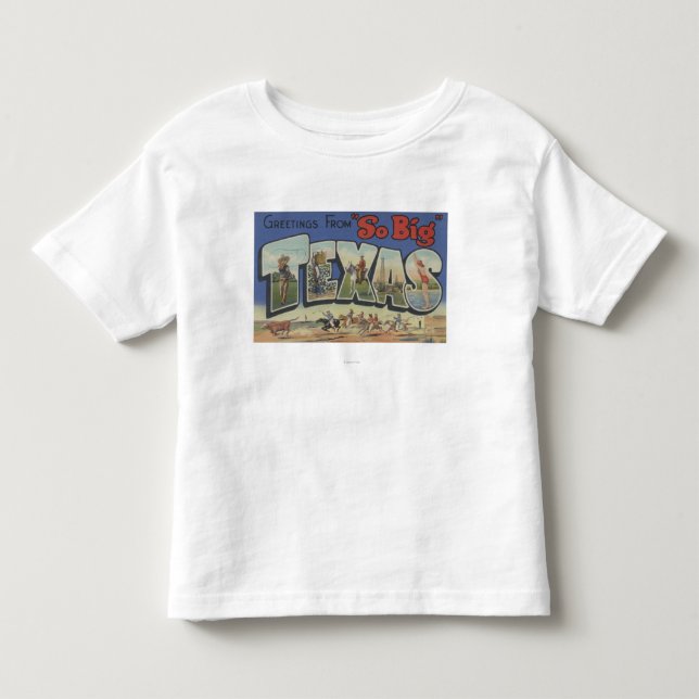 Camiseta De Bebé Escenas 2 de la letra de TexasLarge (Anverso)