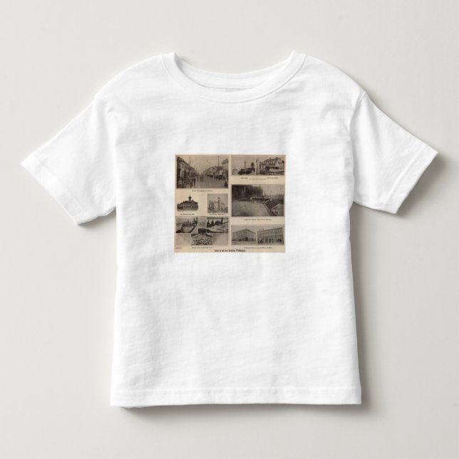 Camiseta De Bebé Escenas Aberdeen, Washington (Anverso)