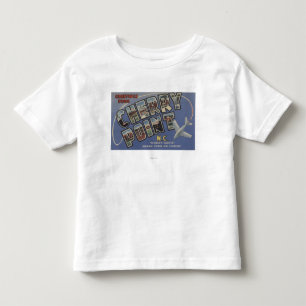 Camiseta De Bebé Escenas grandes de la letra - punto de la cereza,