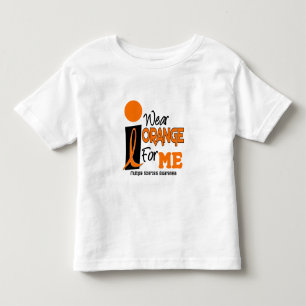 Camiseta De Bebé Esclerosis múltiple del ms llevo el naranja para
